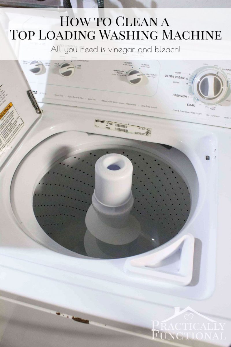 How To Clean A Top Loading Washing Machine With Vinegar ...