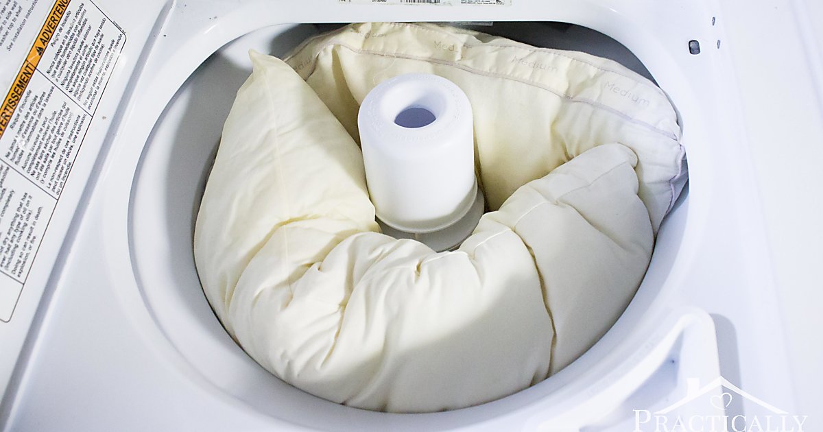 How To Wash Pillows In The Washing Machine!