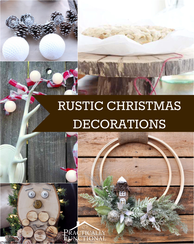 10 DIY Rustic Christmas Decorations