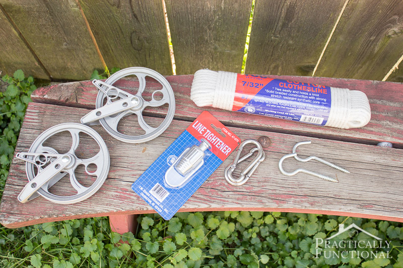 How To Make A DIY Pulley Clothesline