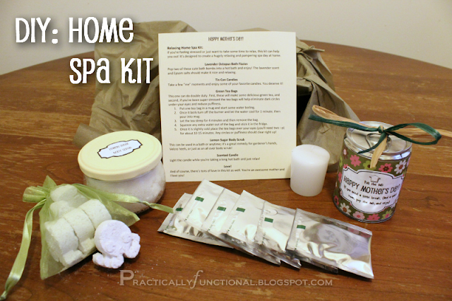 DIY Relaxing Home Spa Kit for Mother's Day