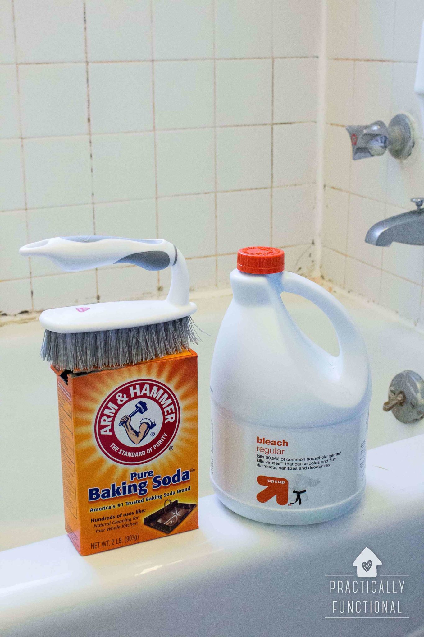 Homemade Grout Cleaner, How To Clean Floor Tile Grout With Baking Soda