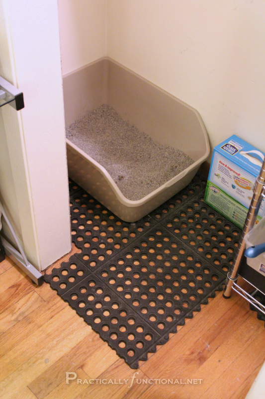 How To Keep The Litter Box Area Clean – Practically Functional