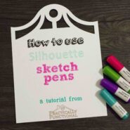 Learn how to use Silhouette sketch pens to draw with your Silhouette Cameo or Portrait!