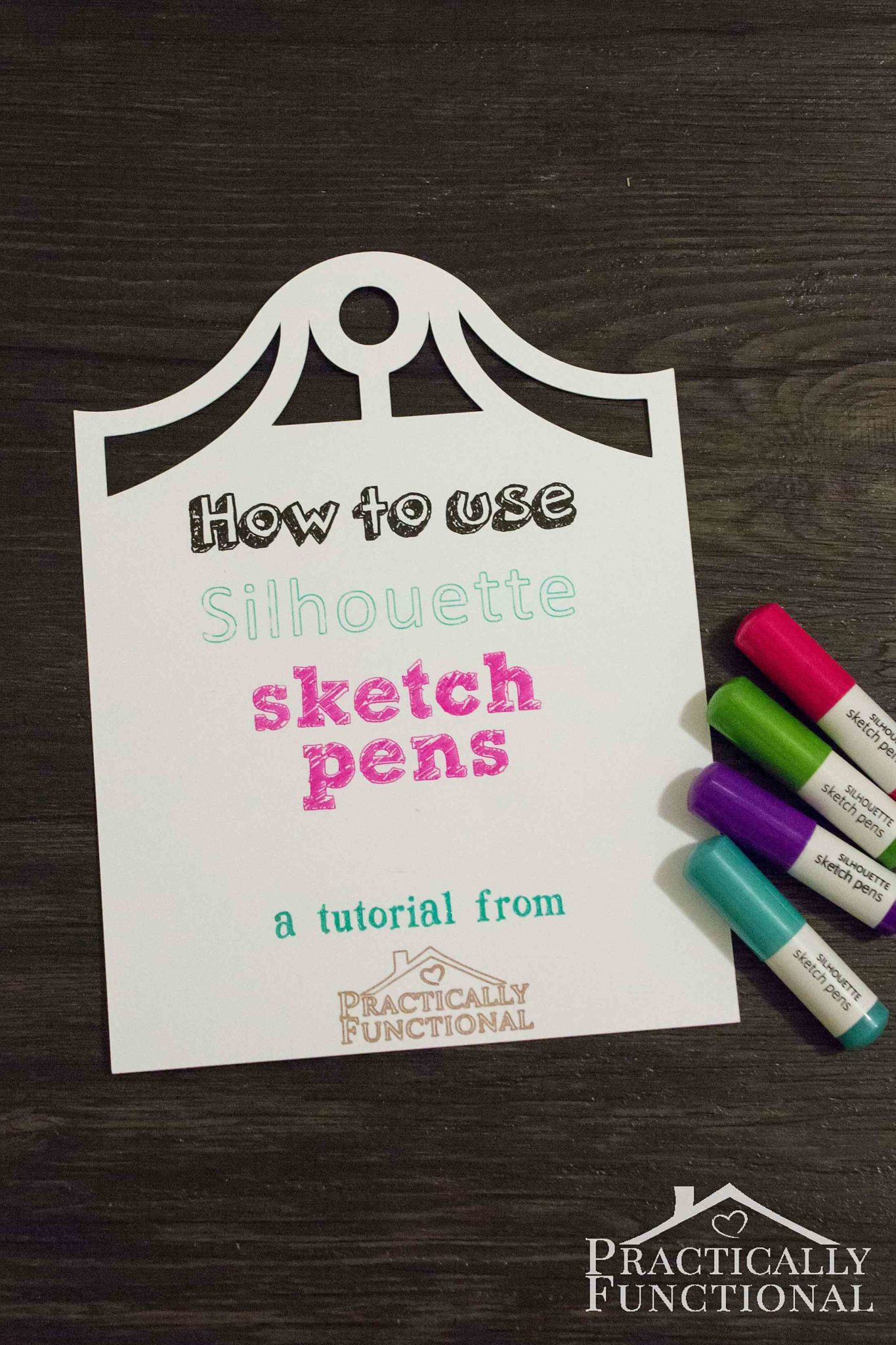 How To Use A Silhouette Cameo: Silhouette Sketch Pens