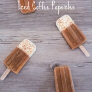 cookies and cream iced coffee popsicles