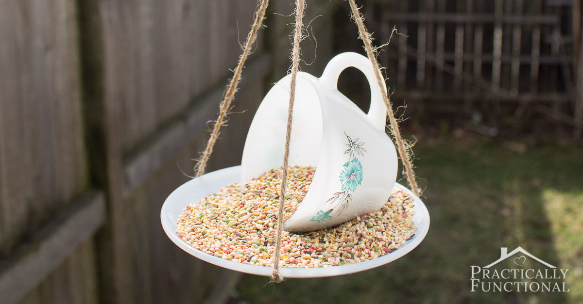 How To Make A Teacup Bird Feeder