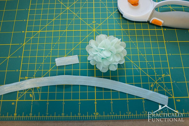 how to make an infant elastic headband