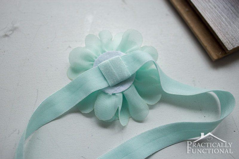 how to make no sew infant flower headbands