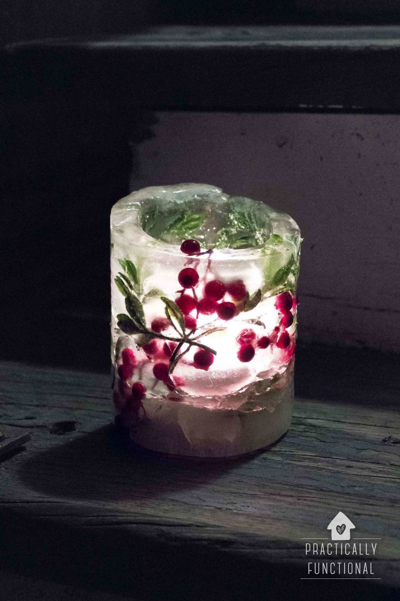 how to make ice lanterns or ice candles