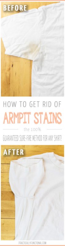 How To Remove Yellow Sweat Stains From Your Clothes The ...