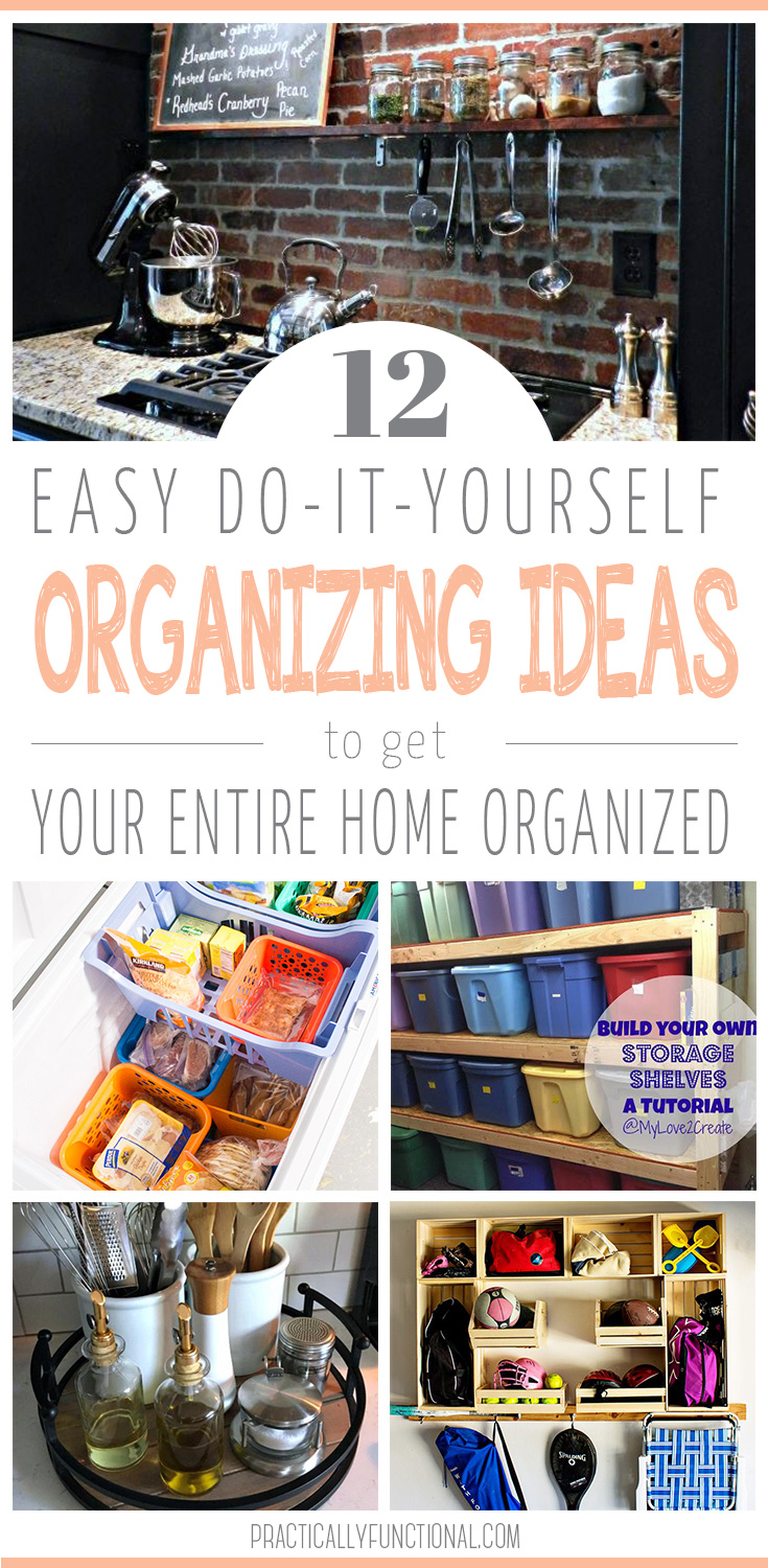 12 easy DIY ideas to organize your house