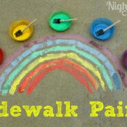 Diy sidewalk paint and 23 other fun summer activities for toddlers
