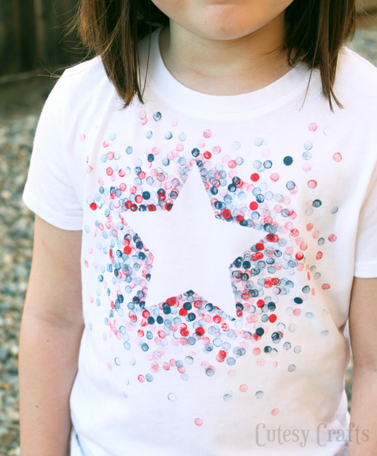 Diy 4th of july shirt and 26 other 4th of july crafts for preschoolers