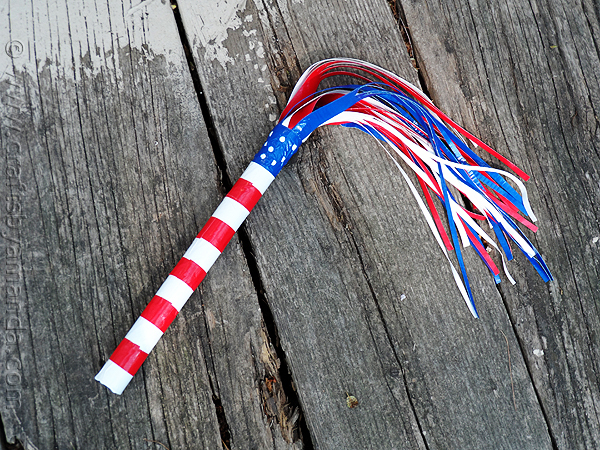 Diy patriotic parade stick and 26 other 4th of july crafts for preschoolers