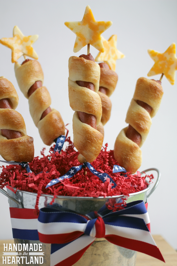 Firecracker hot dogs and 26 other 4th of july crafts for preschoolers