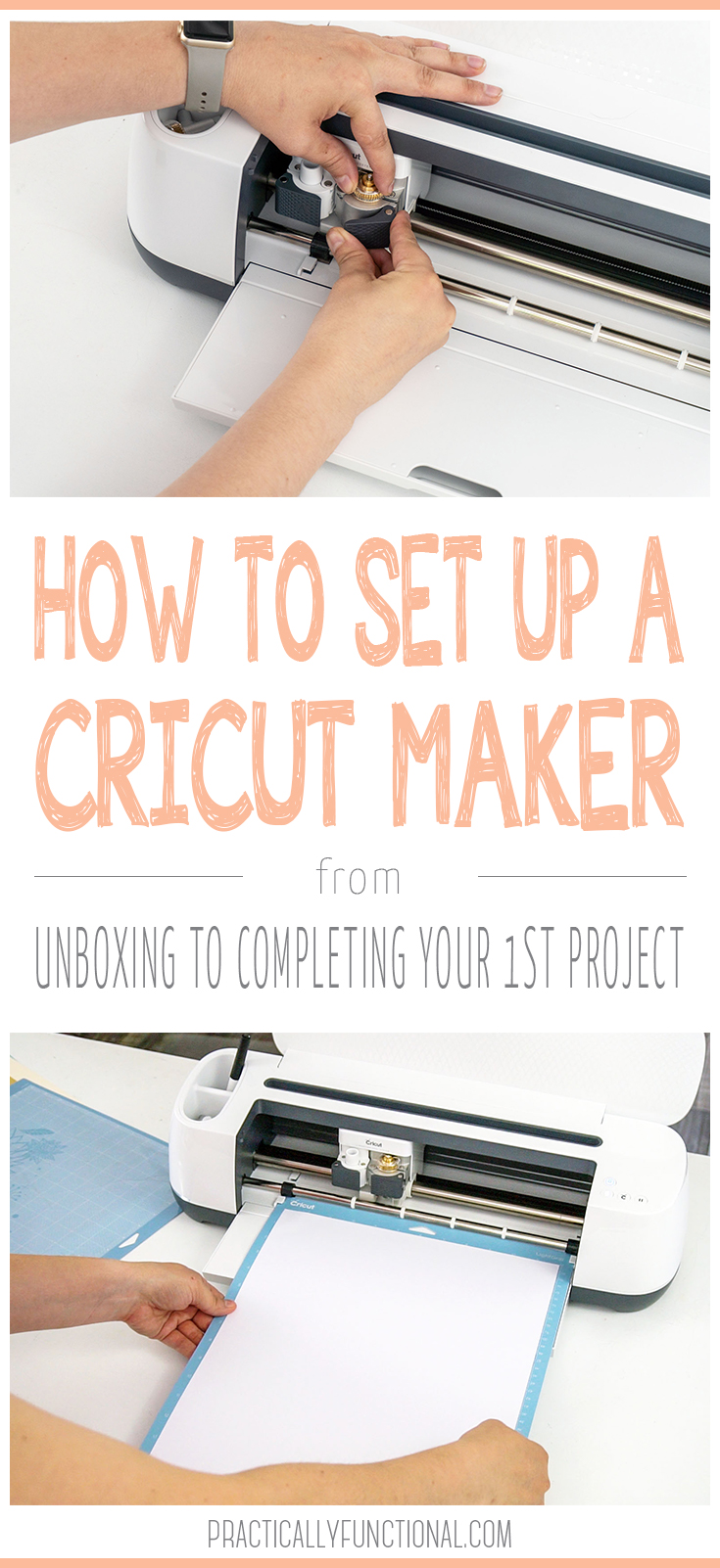 How to set up a brand new cricut maker do your first project