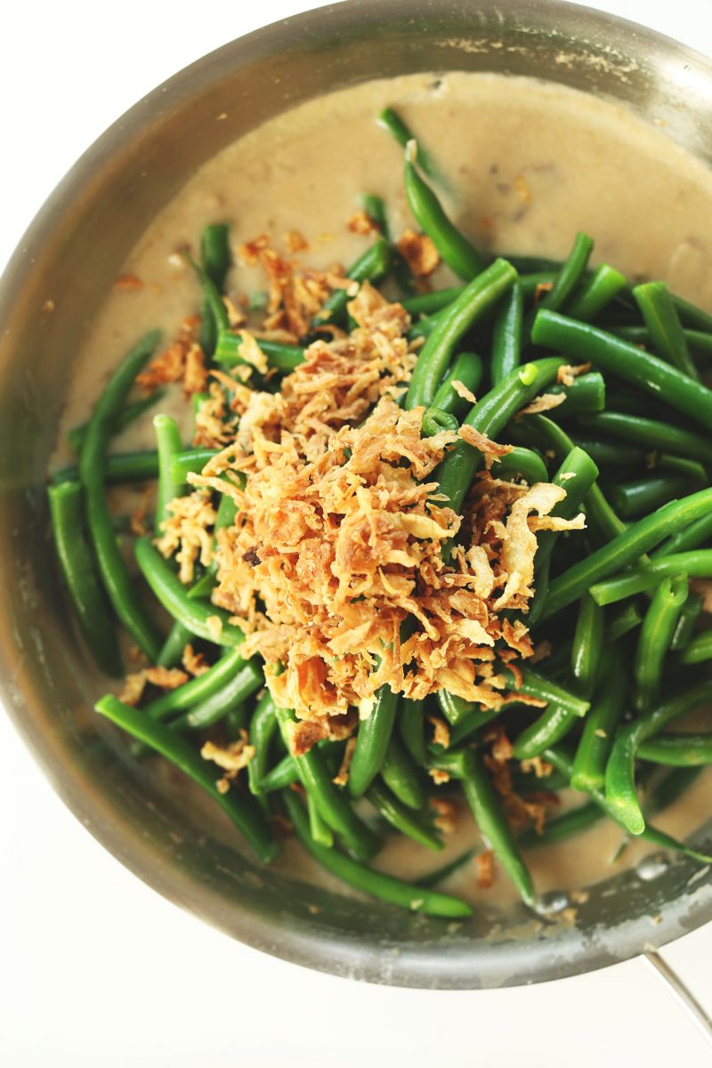 Amazing green bean casserole vegan 30 minutes and 10 ingredients and 14 other thanksgiving vegetable side dishes everyone will love