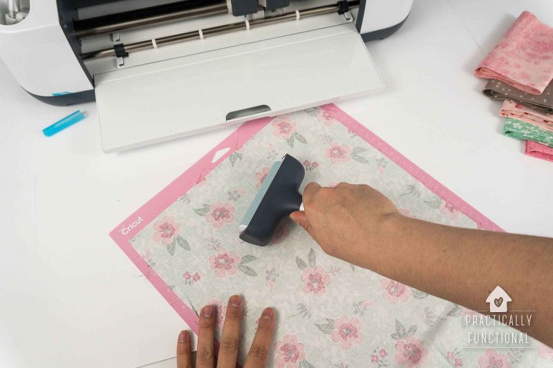 Cutting fabric on a cricut maker