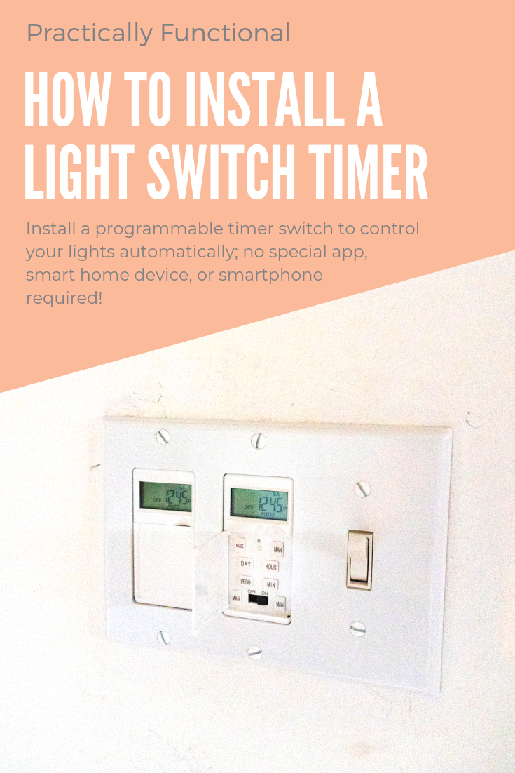 How to install a wall light switch timer