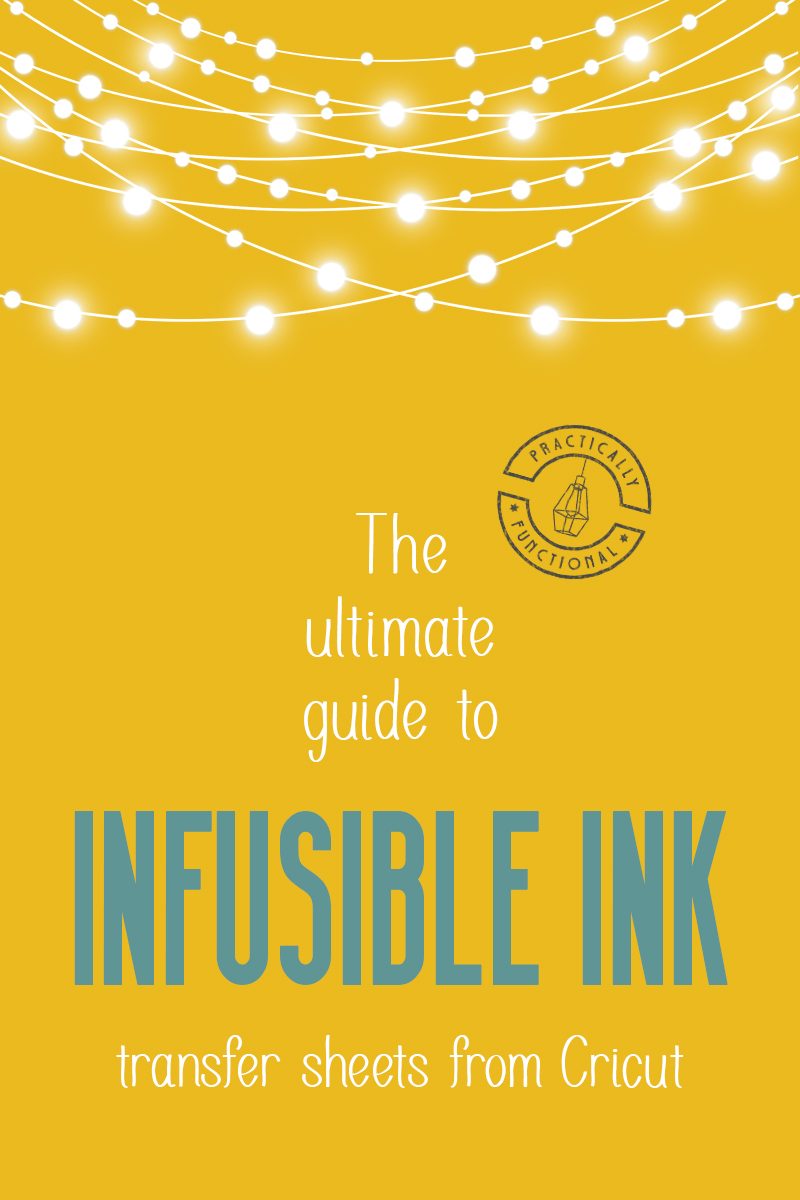 How to use cricut infusible ink transfer sheets