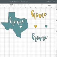 How to slice letters on cricut design space